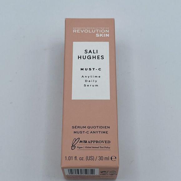 Serum For Dark Spots Revolution Skin Sali Hughes Must-C Anytime Daily 1.01 oz - Picture 1 of 9